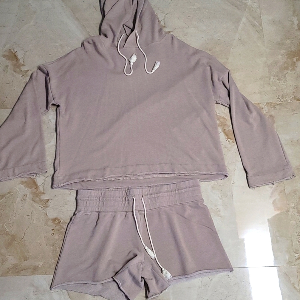 Betsey Johnson gently worn matching set. XL top, medium shorts.